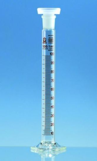 Measuring cylinders 100ml stoppered glas Borosilicate 3.3_1507984