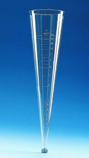 Sedimentation cone,SAN,glass-clear graduated up to 1000 ml_1508807