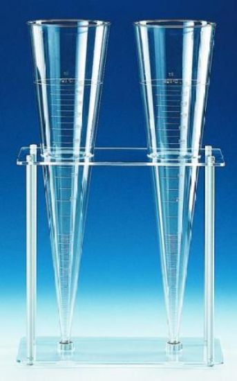 Sedimentation cone rack, Acrylic for two plastic Imhoff cones_1508809