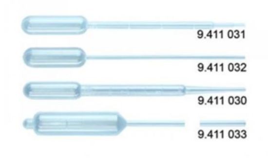 Pasteur-Plast pipets 3 ml macro, graduated, 150 mm, non-sterile PE, 200C, pack of 500_1511659