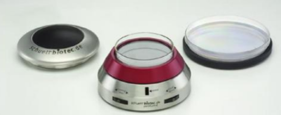 Petri dish turntable PETRITURN E electrically driven 12 VDC, 5 W, incl. power supply_1511852