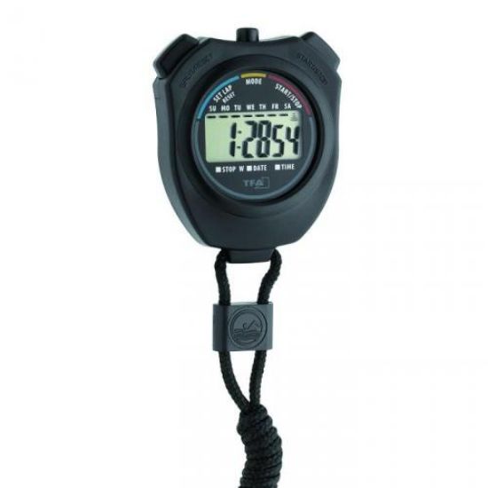 Digital Stopwatch "HiTrax Run", Black, 1/100 seconds, Up to 23 h 59 min 59 sec._1510434