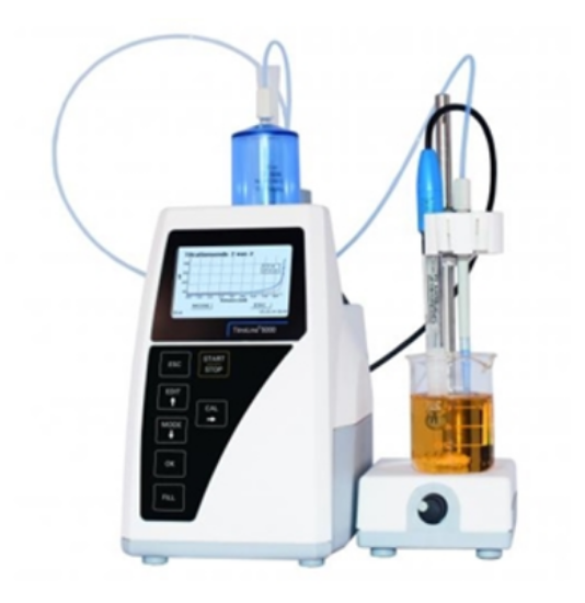 TitroLine® TL 5000/20 M2 base unit, with pH electode+buffer set, with dosing unit 20ml TZ 3130, magnetic stirrer TM 50,_1510469