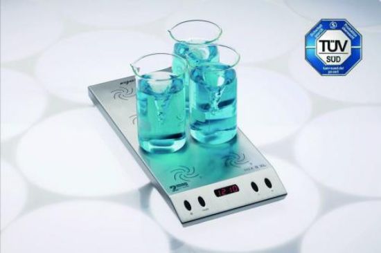 Multible Magnetic stirrer MIX 8 XL for 8 x 600ml beaker glasses (tall form), 100-1600 rpm_1510083