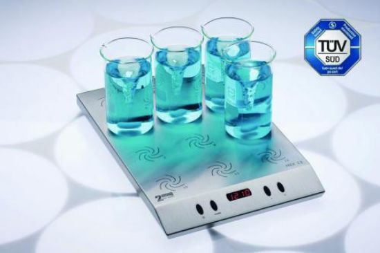 Multible Magnetic stirrer MIX 12 XL for 12 x 600ml beaker glasses (tall form), 100-1600 rpm_1510085