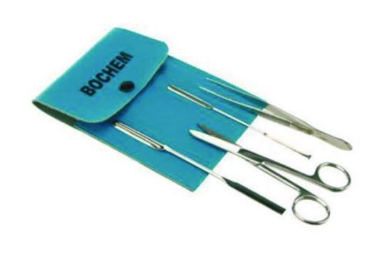 Laboratory-Set 4-parts incl. 1 bandage cutter, 1 Micro-double-spatula, 1 tweezers acuate, 1 micro-Blade, 18/10-steel_1517248