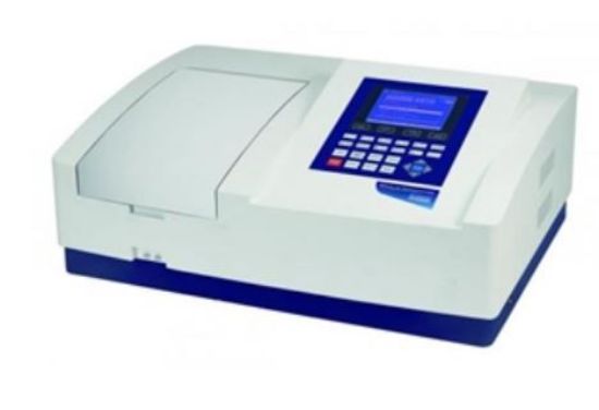 Double Beam Spectrophotometer 6850 supplied with single 10x10 mm cuvette holder, power cable, PC Software on CD ROM_1519144