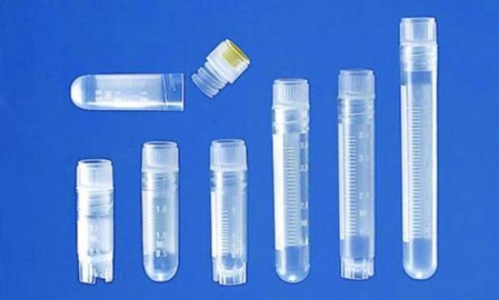 Cryotubes 1.2 ml, PP, natural, internal thread, with stand foot, writ.area, sterile, pack of 1000_1523285