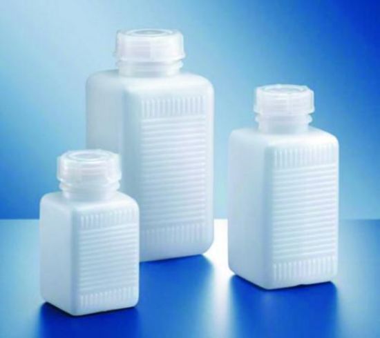 HDPE-wide mouth bottles 250ml natural, square shape without closure 6.291.538_1522639