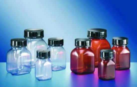 Wide mouth containers, square shape PVC 100ml, clear without closure 9.074.071_1522668