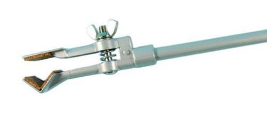 Micro terminal, zinc die casting, powder coated. DIN 12894, Form A. Square jaws, clamping  range 10 - 25 mm_1525415