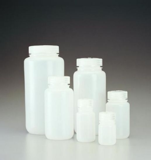 Wide neck bottles,PE-HD,with screw cap cap. 1000 ml, pack of 6_1522764