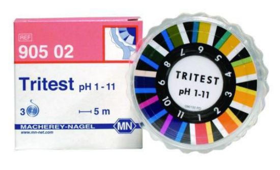 Indicator paper Tristest 1-11 refill packs contain 3 rolls_1522842