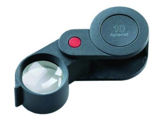 Precision folding magnifiers,diam. 23 mm, aplanatic,magnification: 10x_1524991