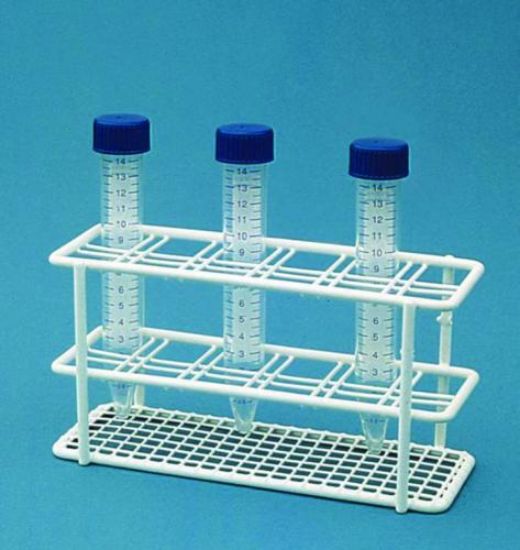 Test tube stands,wire,nylon-coated,18x18 mm, 6 x 2 openings_1525119