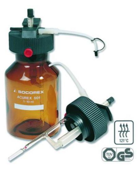 ACUREX compact 501 dispenser 0.2-2ml with 250ml amber bottle_1524000