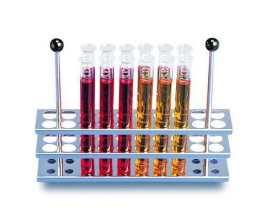 Test tube rack 20 openings 18 mm diam. stainless steel_1527030