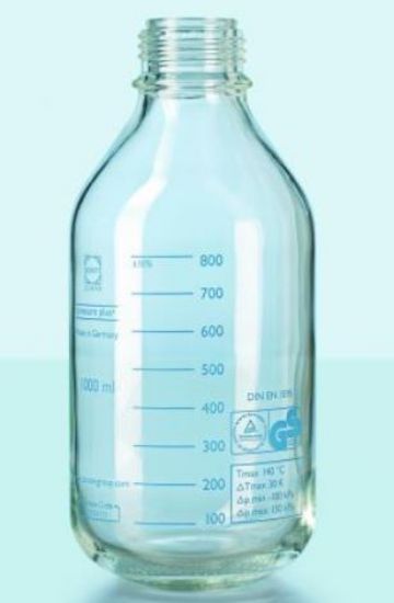 Laboratory bottle 500 ml, clear Pressure Plus, GL45, DURAN®, pressure resistant -1/+1,5 bar_1529338