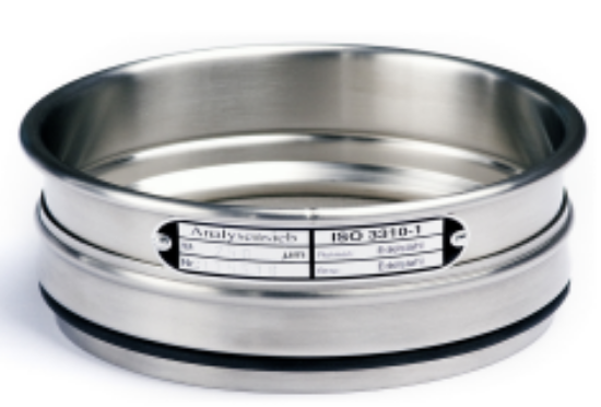 Test sieves,ISO 3310-1,st.steel,100 mm x 45 mm mesh 2,0 mm_1529900
