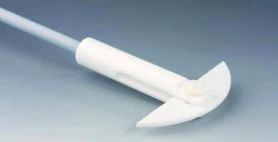 Stirrer rotor, crescent-shaped PTFE 350x8mmØ_1529485