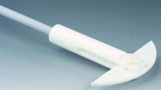 Stirrer shafts,PTFE with stainless steel core half-moon,length 450 mm,shaft diam. 8 mm_1529487