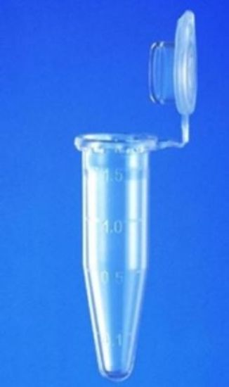 Standard reaction tubes 1,5ml with lid pack of 1.000 colourless 3810X_1528735