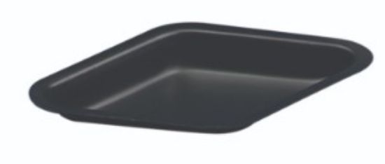 LLG-Weighing boats 35x55 mm 5 ml, black, PS, diamond shape antistatic, pack of 1000_1531749