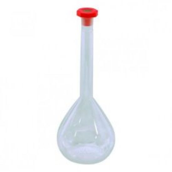 Volac FORTUNA® Volumetric flask 1000ml, NS 24/20 clear glass, blue grad., cl.A_1532477