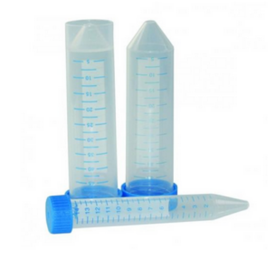 Centrifuge Tubes 50 ml, PP Conical, With Rim, 30 x 115 mm, Sterile, Blue Graduated, Pack of 25_1532521