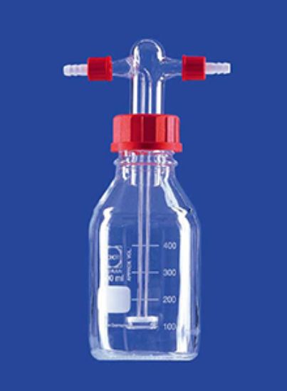 Gas Washbottles to Drechsel with Screw Connections, Cap. ml 500 Thread GL 45_1553214
