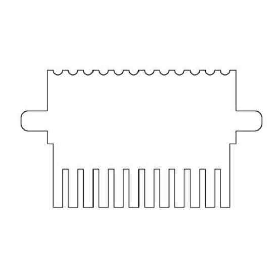 Cleaver Scientific Comb with 12 Sample, 1 mm Thick - OmniPage Mini ...