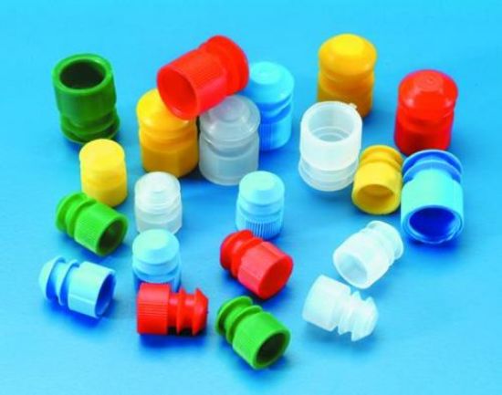 Caps 15-17 mm for test tubes neutral, PE, pack of 100_1554639