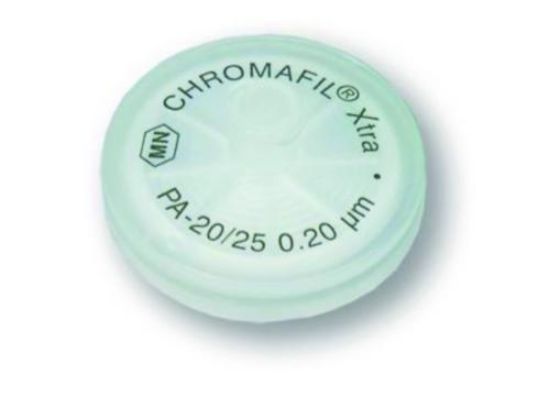 CHROMAFIL Xtra disposable filter PA-20/25 polyamide/nylon, 0.2 μm, 25 mm, colourless PP-case labelled, pack of 100_1556858