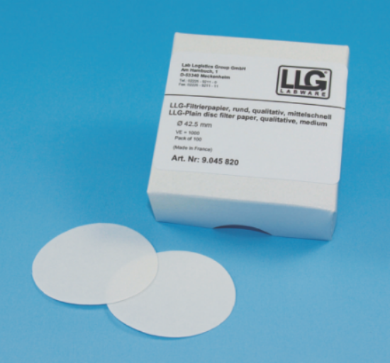 LLG-Filter circles, pack of 100, qualitative medium/fast,70 mm_1559330