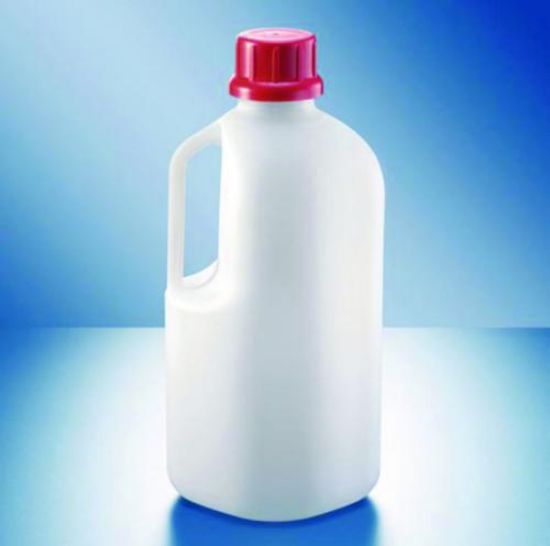 UN-Narrow mouth bottle 2500 ml "SafeGrip", black, HDPE without closure_1557815