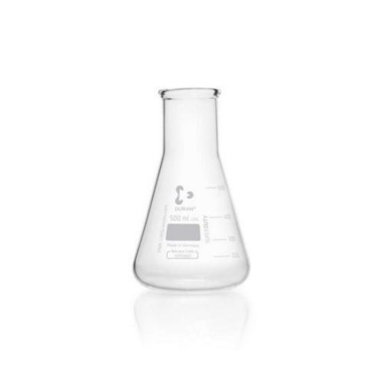 Super Duty Erlenmeyer flask 500 ml Duran®, wide neck, tooled border, 105x175 mm_1558221