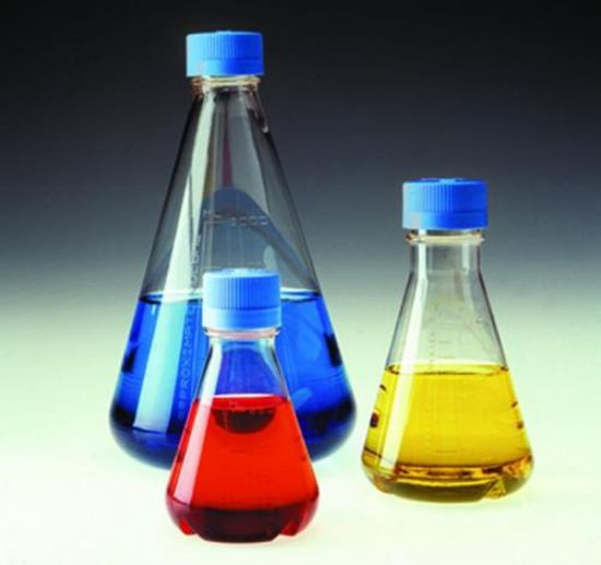 Baffled flask, PETG, sterile, with venting screw-cap, pack of 24,125 ml_1558239