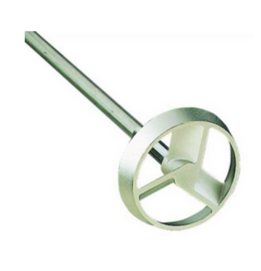 KA R 1312 Turbine Stirrers, 3-blade with guide ring, stainless steel 1.4305, Gap: R 1312mm
Diameter Agitator Shaft: 8mm
Length: 350mm
_1558420