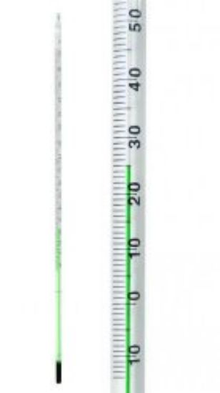 LLG-Thermometers -10/0...+110:1°C, solid stem environmentaldaily filled 300x5,5-6,5mm, 76mm submergence_1560759