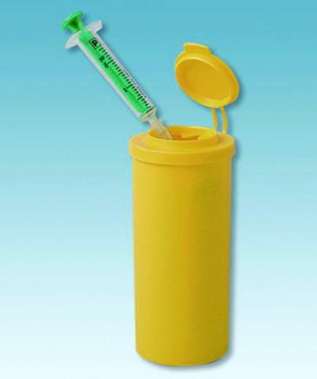 KONTAMED Mini Sharps Disposal System 115 mm high, Ø 50 mm_1561065