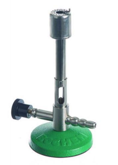 Bunsen burner for natural gas with needle valve DIN 30665, air regulation, pilot flame, max. 1300°C, 1.53 KW_1564673