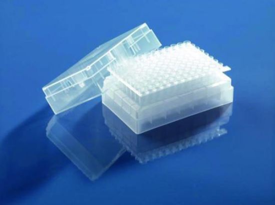 Rack with lid w. 96 coded 0.65 ml tubes pack of 50 -not available in the USA-_1561626