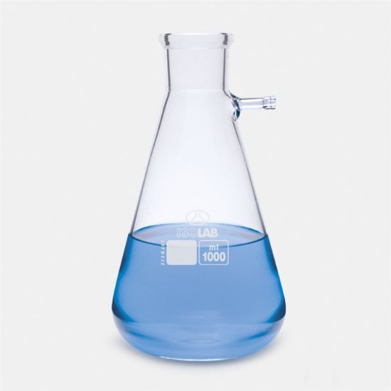 Filter flask 2000ml, with glass nozzle Erlenmeyer shaped_1561822