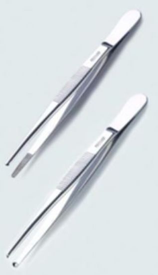 LLG-Forceps 200 mm, blunt/straight general use, stainless steel_1561875