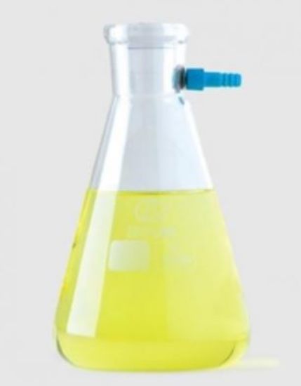 Filtrating bottle 500 ml with bilateral glass connector borosilicateglass 3.3, ISO 6556, DIN 12476_1624123