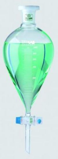 Separating funnel 100 ml conical valve cock, DIN 12452_1628109