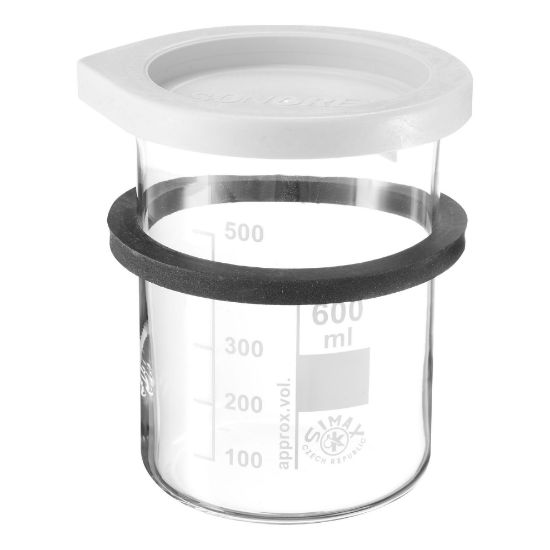 Insertion container SD 06 glass, 600 ml, with ring, lid, 125 x 84 mm dia._1565035