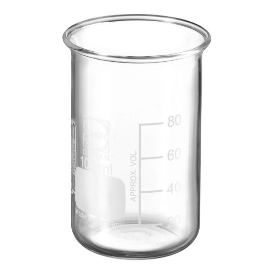 Vessel SD 01.2 100ml,glass, w/o beak, I.D.:44mm, H: 80mm, pack of 10_1624279