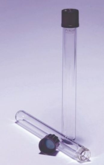 Culture tubes 12 ml, Pyrex 16x100 mm, screw cap, thread 15 mm pack of 40_1567818