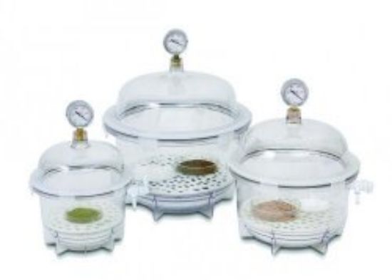 LLG-Vacuum desiccator VDR-30, round PC, Ø 385x399mm_1569612